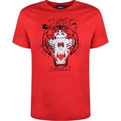 Just Cavalli T-shirt. T-shirty męskie Roberto Cavalli, z aplikacjami, z bawełny, z okrągłym kołnierzem. Za 249,00 zł.