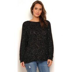 Sweter "Rose" w kolorze czarnym. Czarne swetry damskie Manoukian, s. W wyprzedaży za 109,95 zł.