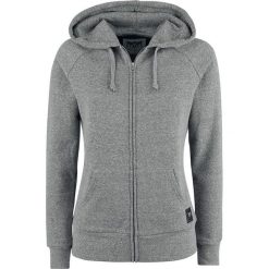 Bluzy damskie: Black Premium by EMP Farther Along Bluza z kapturem rozpinana damska szary
