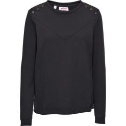 Bluza z guzikami bonprix czarny. Czarne bluzy rozpinane damskie bonprix. Za 54,99 zł.