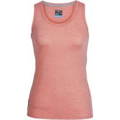 Topy sportowe damskie: Icebreaker Koszulka Na Ramiączkach Wmns Sphere Tank Tulip/Snow/Stripe S