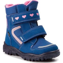 Śniegowce SUPERFIT - GORE-TEX 3-09045-80 M Blau/Rosa. Niebieskie śniegowce dziewczęce Superfit, bez zapięcia. W wyprzedaży za 219,00 zł.