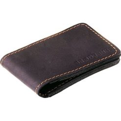 Skórzany cienki portfel slim wallet BRODRENE SW02B czarny - Czarny. Czarne portfele męskie Brødrene, bez wzorów, ze skóry. Za 79,99 zł.