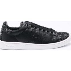 Pepe Jeans - Buty Brompton. Czarne buty sportowe damskie marki Pepe Jeans, z gumy. W wyprzedaży za 179,90 zł.