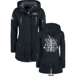 Harry Potter The Deathly Hallows Kurtka damska czarny. Czarne bomberki damskie Harry Potter, xs, z aplikacjami, z polaru. Za 489,90 zł.