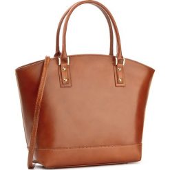 Torebka CREOLE - RBI347 Koniak. Pomarańczowe torebki klasyczne damskie Creole, bez wzorów, ze skóry, klasyczne, bez dodatków. W wyprzedaży za 299,00 zł.