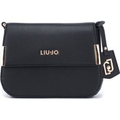 Liu Jo Cross body bag Czarny. Czarne torebki klasyczne damskie Liu Jo, w paski, z materiału, bez dodatków. Za 557,95 zł.