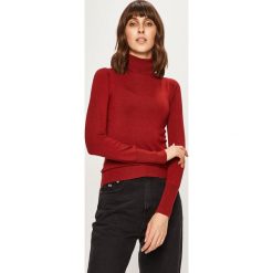 Only - Sweter. Brązowe swetry damskie ONLY, s, bez wzorów, z wiskozy, z krótkim rękawem. W wyprzedaży za 69,90 zł.