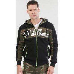 Czarna Bluza Vhesnore. Czarne bluzy męskie Born2be, s, bez wzorów, bez kołnierzyka, bez rękawów, bez kaptura. Za 59,99 zł.