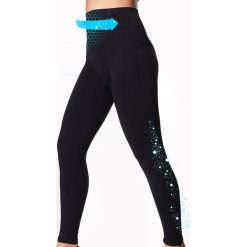 Legginsy sportowe w kolorze czarnym. Czarne legginsy sportowe damskie Liposlim, s. W wyprzedaży za 79,95 zł.