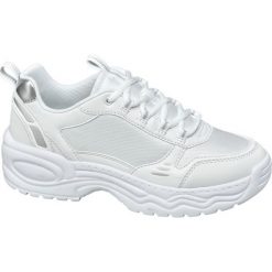 Sneakersy damskie Venice białe. Białe sneakersy damskie Venice, z materiału. Za 119,90 zł.