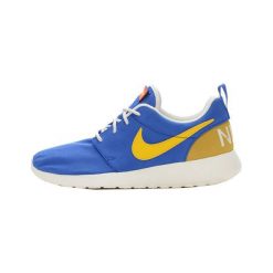 Nike WMNS ROSHE ONE RETRO, 20 | BIEGANIE NSW | KOBIETY | LOW TOP | RACER BLUE / WARSTWY MAIZE-SL-BLK | 6. Żółte topy damskie Nike, s, bez wzorów, bez kołnierzyka. W wyprzedaży za 403,70 zł.