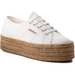 Espadryle SUPERGA - 2790 Cotropew S0099Z0 White 901. Białe espadryle damskie Superga, bez wzorów, z tworzywa sztucznego, bez obcasa, na obcasie. W wyprzedaży za 219,00 zł.