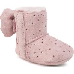 Kapcie UGG - I Jesse Bow II Starry Lite 1107154I Slpn. Różowe sandały dziewczęce Ugg, z wełny. W wyprzedaży za 229,00 zł.