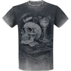 T-shirty męskie z nadrukiem: Gothicana by EMP Rebel Soul T-Shirt szary