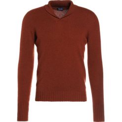 Drumohr Sweter ruggine. Pomarańczowe swetry klasyczne męskie marki Drumohr, m, z wełny. W wyprzedaży za 543,95 zł.