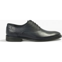 Półbuty wizytowe granatowe Adilmar. Niebieskie buty wizytowe męskie marki Badura. Za 295,99 zł.