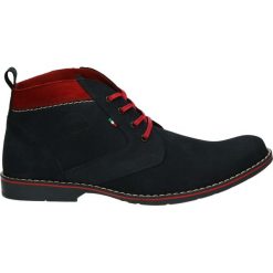 Botki męskie - 022 N BLU J15. Czarne bez kategorii Venezia, z gumy. Za 179,00 zł.