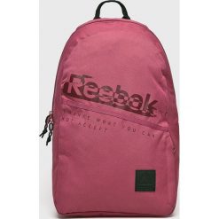 Reebok - Plecak. Różowe plecaki damskie marki Reebok, z poliesteru. W wyprzedaży za 99,90 zł.