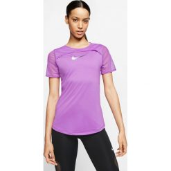 Nike Running Runway Koszulka Fioletowy. Fioletowe koszulki damskie Nike, xs, bez wzorów, z elastanu, bez kołnierzyka. Za 206,95 zł.