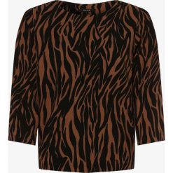 Opus - Bluzka damska – Falesha zebra, beżowy. Brązowe bluzki damskie Opus, bez wzorów, bez kołnierzyka, bez rękawów. Za 249,95 zł.