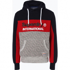 Superdry - Męska bluza nierozpinana, niebieski. Niebieskie bluzy męskie rozpinane Superdry, m. Za 379,95 zł.