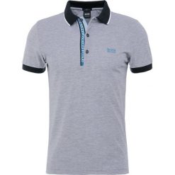 BOSS ATHLEISURE PAULE SLIM FIT Koszulka polo black. Szare koszulki męskie BOSS Athleisure, s, bez wzorów, z bawełny, polo, bez rękawów. Za 419,00 zł.