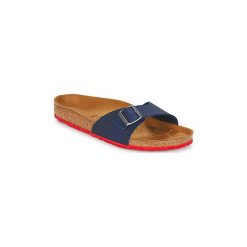 Klapki Birkenstock MADRID. Niebieskie kapcie męskie marki Birkenstock, bez wzorów. Za 269,00 zł.