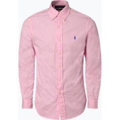 Polo Ralph Lauren - Koszula męska – Slim Fit, różowy. Różowe koszule męskie Polo Ralph Lauren, xl, bez wzorów, z bawełny, polo, bez rękawów. Za 499,95 zł.