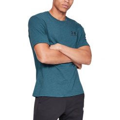 Under Armour Sportstyle Koszulka Niebieski. Niebieskie podkoszulki męskie Under Armour, xs, bez wzorów, z bawełny, z krótkim rękawem. Za 119,95 zł.