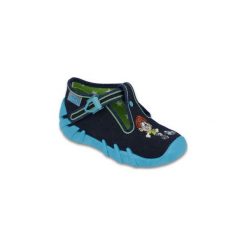 Niebieskie Granatowe Tekstylne Buty Befado rozmiar 18. Niebieskie buciki niemowlęce chłopięce Befado, z bawełny. Za 47,80 zł.