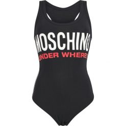 Strój kąpielowy Moschino Underwear & Swim 6013 9003. Czarne stroje kąpielowe damskie Moschino Underwear & Swim, s, bez wzorów, z elastanu. Za 549,00 zł.