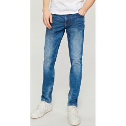 Jeansy męskie: Jeansy slim fit high flex – Niebieski