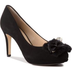 Szpilki HÖGL - 6-108092 Black 0101. Czarne półbuty damskie HÖGL, z aplikacjami, ze skóry, eleganckie, bez obcasa, na obcasie, bez zapięcia. W wyprzedaży za 419,00 zł.