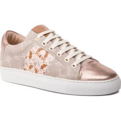 Sneakersy JOOP! - Coralie 4140004482 Taupe. Różowe półbuty damskie JOOP!, bez wzorów, ze skóry, bez obcasa, na płaskiej podeszwie, bez zapięcia. W wyprzedaży za 359,00 zł.