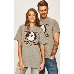 47brand - T-shirt. Szare bluzki damskie 47brand, s, z nadrukiem, z bawełny, casualowe, z okrągłym kołnierzem. W wyprzedaży za 59,90 zł.