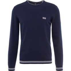 BOSS ATHLEISURE RIMEX Sweter navy. Niebieskie swetry klasyczne męskie marki BOSS Athleisure, m. Za 499,00 zł.