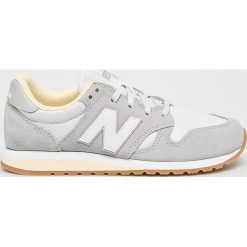New Balance - Buty WL520CV. Szare buty sportowe damskie New Balance, bez wzorów, ze skóry, sportowe. W wyprzedaży za 219,90 zł.