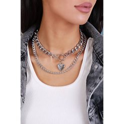 Łańcuszek damski DORINA SILVER. Szare łańcuszki damskie IVET, pozłacane. W wyprzedaży za 19,00 zł.