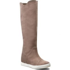 Buty zimowe damskie: Kozaki R.POLAŃSKI – 0835 Beż Cappucino