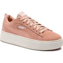 Sneakersy PUMA - Smash Platform SD 366488 08 Peach Bud/Puma White. Różowe półbuty damskie marki Puma, ze skóry. Za 329,00 zł.