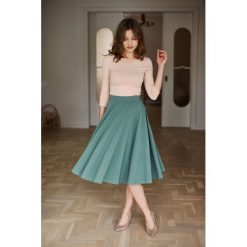 Spódnica Farin Dark Forest XXS zielony. Zielone spódniczki damskie Marie Zélie, s, w paski, z elastanu. W wyprzedaży za 200,25 zł.