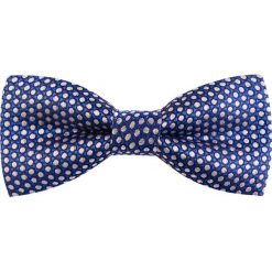 Niebieska mucha w białe kropki C13. Niebieskie muszki męskie Modini Moda Męska, na co dzień, bez wzorów, z poliesteru, eleganckie. Za 24,06 zł.