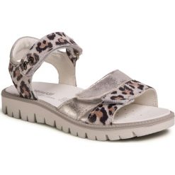 Sandały PRIMIGI - 5386600 S Arge. Szare sandały dziewczęce Primigi, z zamszu, bez zapięcia. Za 229,00 zł.