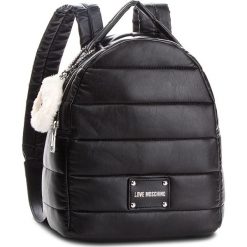 Plecak LOVE MOSCHINO - JC4256PP06KH0000 Nero. Czarne plecaki damskie Love Moschino, ze skóry ekologicznej, klasyczne. Za 929,00 zł.