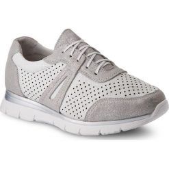 Sneakersy SERGIO BARDI - Carmiano SS127308118SN 723. Szare półbuty damskie marki Sergio Bardi, na co dzień, bez wzorów, ze skóry, bez obcasa, na płaskiej podeszwie, bez zapięcia. W wyprzedaży za 119,00 zł.