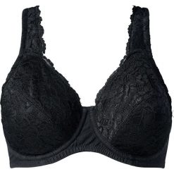 Biustonosz minimizer bonprix czarny. Czarne biustonosze opaski marki bonprix. Za 47,99 zł.
