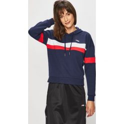 Fila - Bluza. Zielone bluzy damskie Fila, s, bez wzorów, z bawełny, bez rękawów, z kapturem. W wyprzedaży za 269,90 zł.