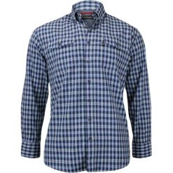 Koszula Weekendowa w Kratę z Długim Rękawem, Casual - Jurel, Męska KSDCJRL0021. Niebieskie koszule męskie Jurel, m, z bawełny, klasyczne. Za 119,00 zł.