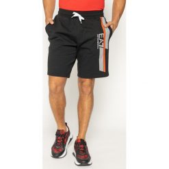 Szorty sportowe EA7 Emporio Armani 3HPS64 PJ05Z 1200. Czarne spodenki sportowe męskie EA7 Emporio Armani, m, bez wzorów, z bawełny, sportowe. Za 329,00 zł.